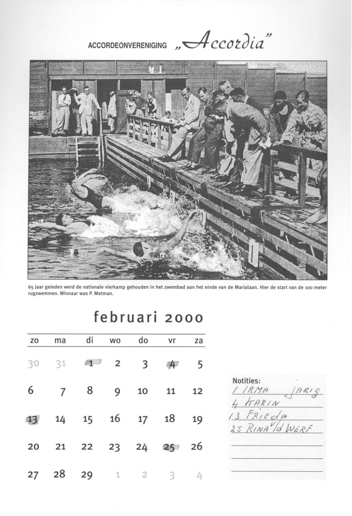 zwembad Marialaan A04 zwemwedstrijd